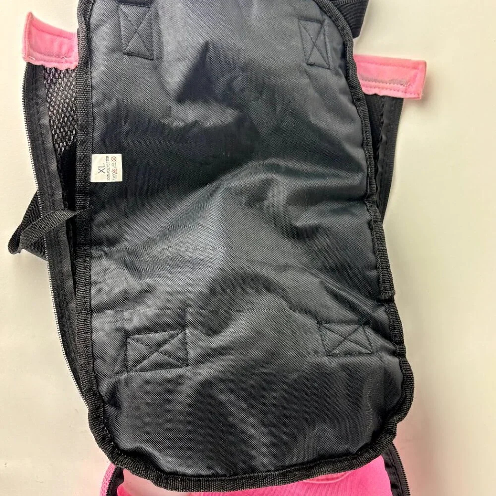 NWOT. XL Pink Mesh Dog Carrier Backpack